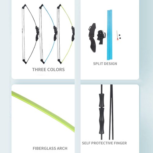SOPOGER Kids Bow and Arrow Set for Boys Girls, Beginner Bow and Arrow for Kids 8-12 Youth Archery Set, Youth Compound Bow and Arrow Set for Kids Backyard Archery Games Toy Gifts (Black)