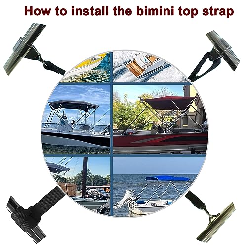 Boat Adjustable Bimini Top Straps,Boats Awning Webbing Strap with
