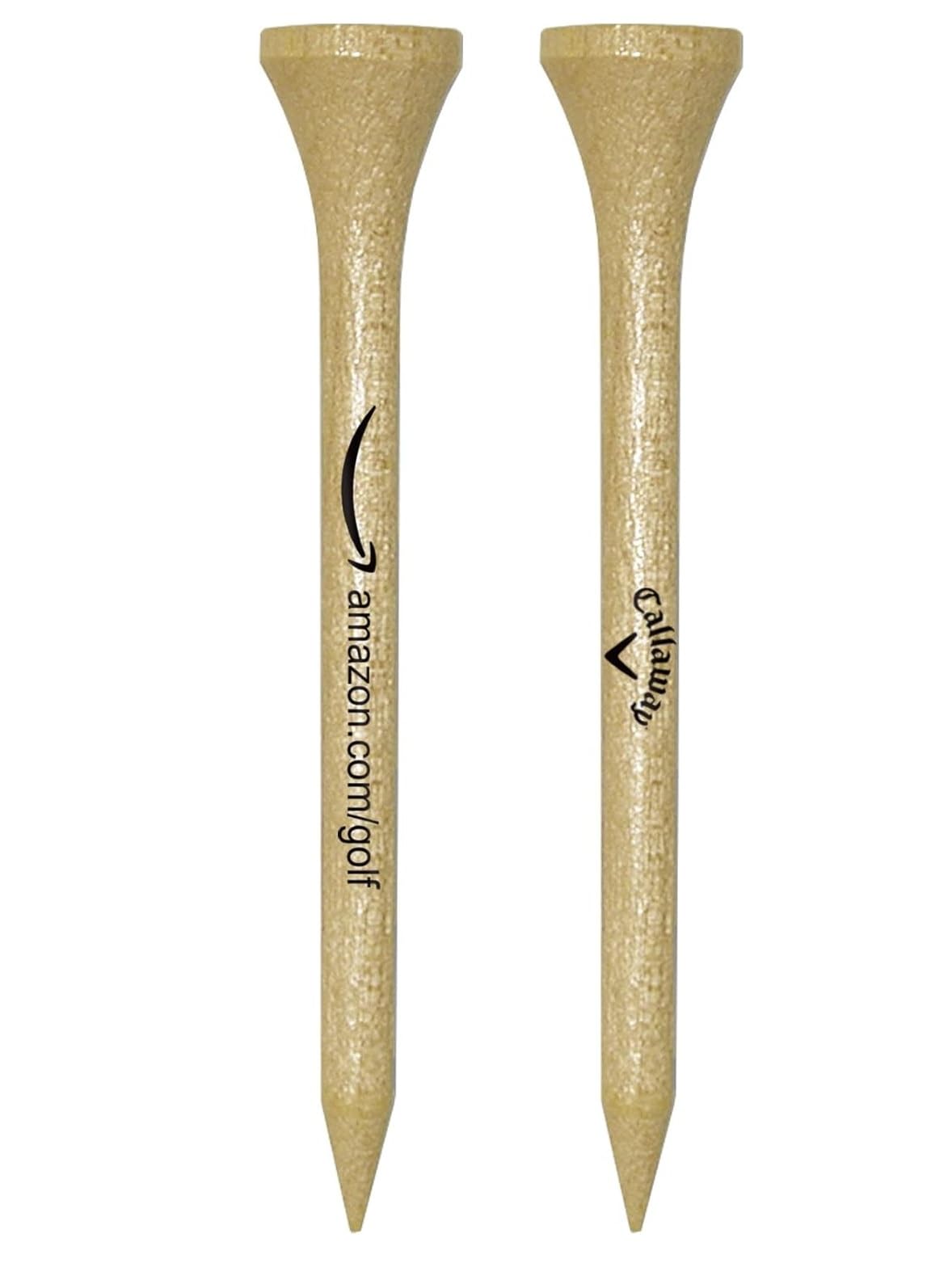 Callaway Wood Golf Tees, Red/White/Blue, 2.75 inch