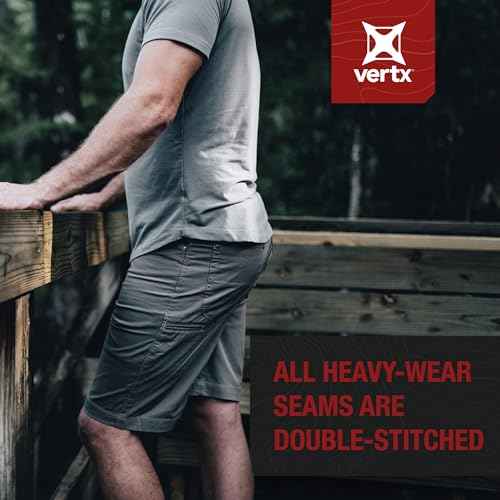 Vertx Cutback Mens Tactical Cargo Shorts 8.5 inches, Quick Dry, 8 Pockets for EDC Survival Gear Concealed Carry, Athletic Fit