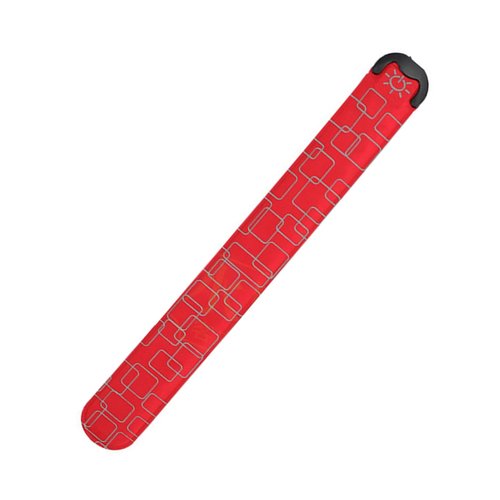 cdar Rechargeable LED Armband Running Slap Glow Bracelets Wristband for Night Cycling Walking Joggers Running Gear Red