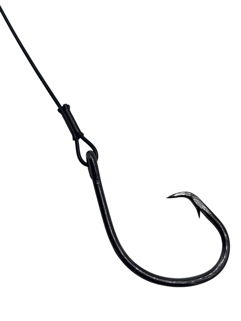 Castable Surf Shark Rig with Circle Hook, 8' Overall Length, 270lb Bite Leader - 10/0 Variation