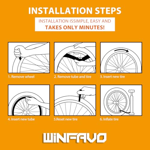 16 Inch Bike Inner Tubes - Heavy-Duty Compatible with Electric Scooters - 2 Pack