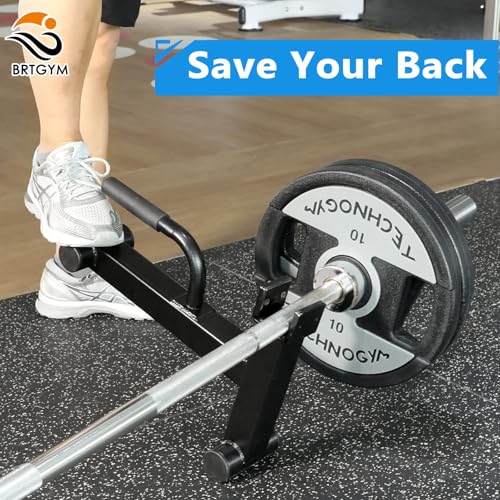 Deadlift Jack Barbell Stand - Heavy Duty Carbon Steel for 600lb Weight Plates