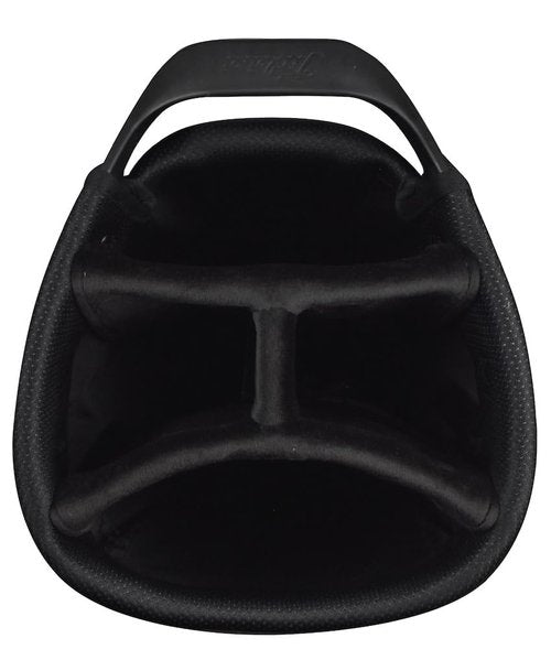 Titleist Golf Players 4 Plus Less Logo Stand Bag Black/Black/Red