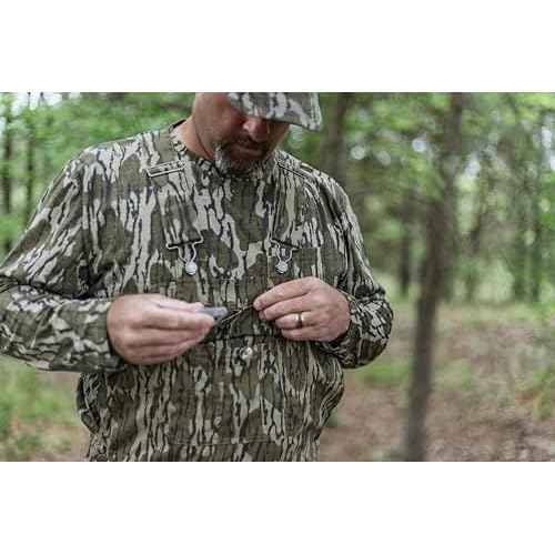 Mossy Oak Cotton Mill 2.0 Camo Hunting Bibs, Uninsulated Camo Overalls for Men