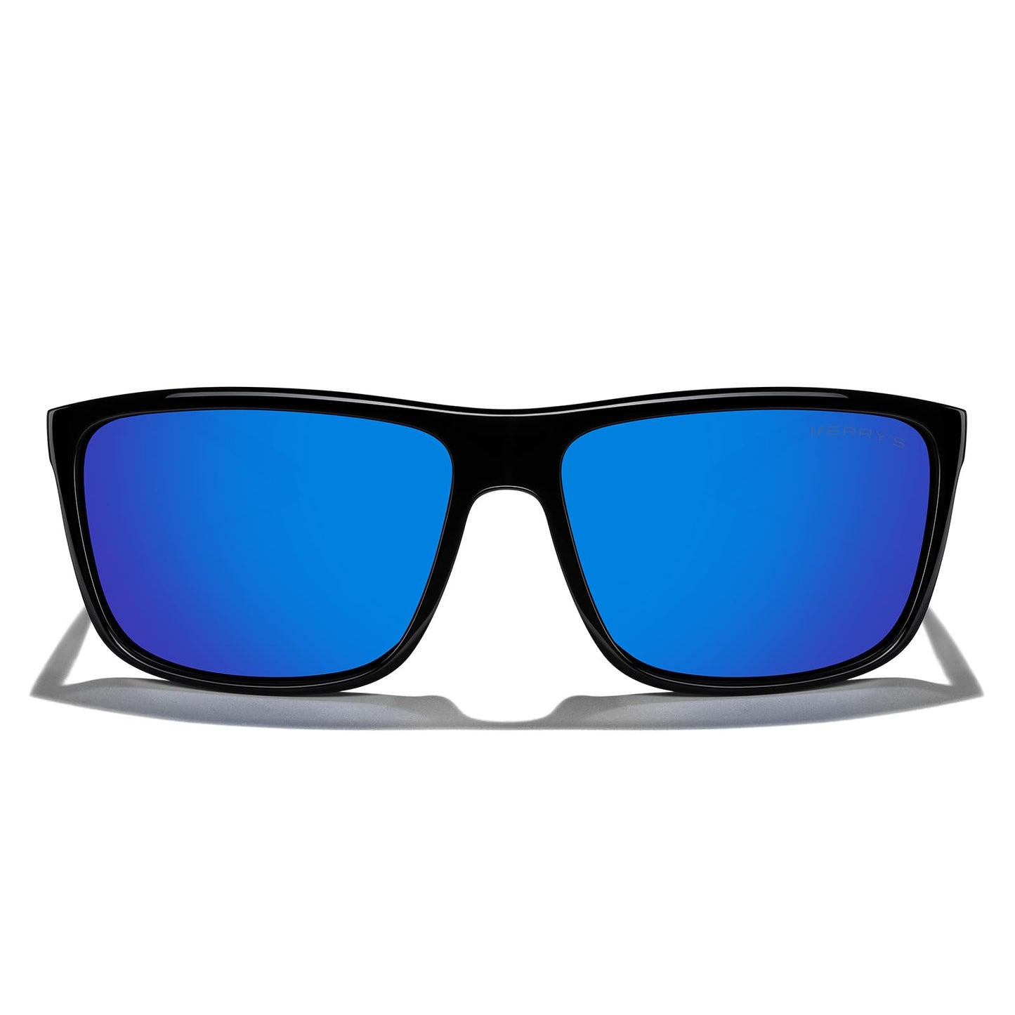 MERRY'S Rectangular Polarized Sports Sunglasses for Men Women Cycling Driving Fishing UV400 Protection S8225