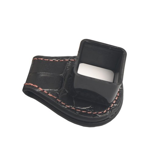 LAKE OF FIRE Pool Chalk Holder – Magnetic Leather Pocket Clip Design – Ideal Accessory for Snooker & Billiards(Square)