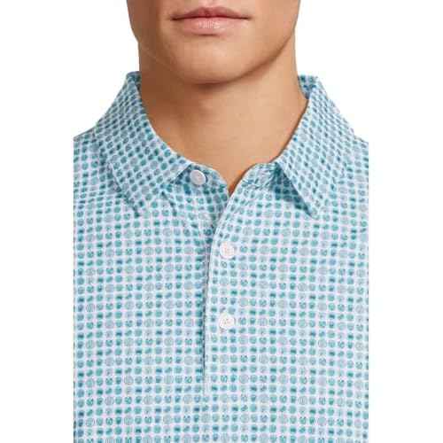 Callaway Mens 18th Hole Food Print Polo