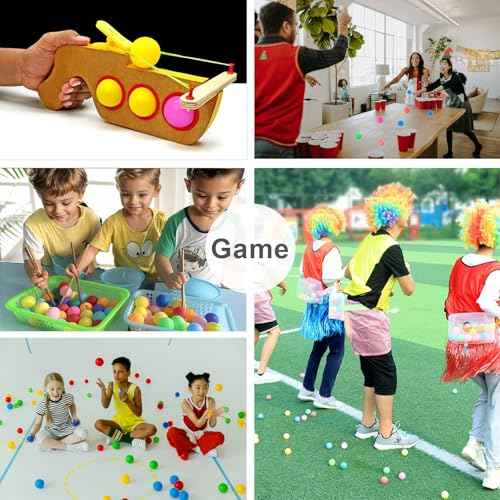 High Bounce & Durable ABS Mat Colored 3 Star Ping Pong Balls 4 Trainning,Party Games,Pet Cats Toys