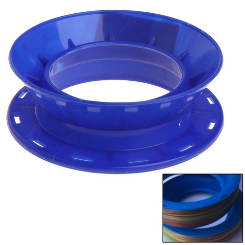 SUQIKMX Fishing Line Coiling Plate Wire Winding Rings Fishing Line Reel Handle Wire Winding Hand Reel Fishing Accessory