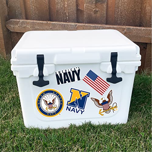 Navy Emblem Sticker Decal - Desert Cactus Officially Licensed Vinyl