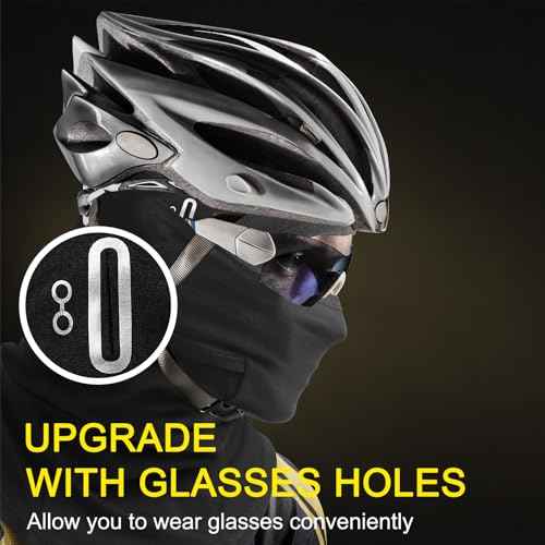 Motorcycle Balaclavas Ski Mask,Under Helmet Design High Stretch Soft Breathable Lightweight UF50 Warm Winter 4 Seasons