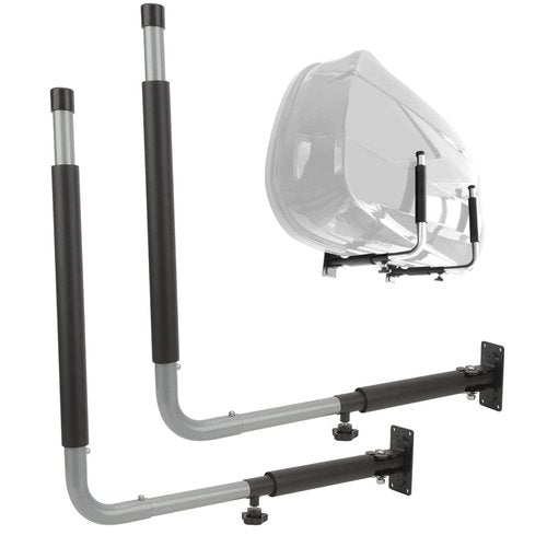 Car Roof Box Wall Mount Rack Telescopic Kayak Storage Hooks 50KG Load for Canoes Surfboard Convenient Wall Storage Bracket