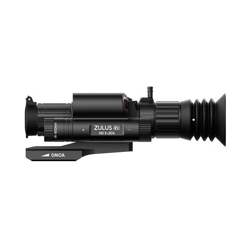 DNT Optics Zulus HD V2 5-20x Digital Night Vision Scope with Laser Rangefinder and Ballistic Calculator for Hunting