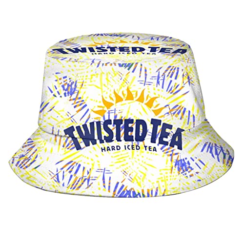 Mens Twisted Graphic Fishing Hat Packable Bucket Hat UPF 50 One Size
