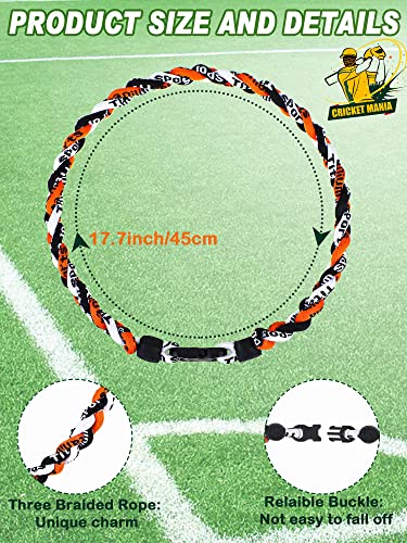 MTLEE Baseball Necklaces Bulk for Men, 18 Inch, Cute, Pack of 8