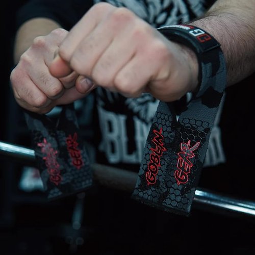 Goblin Gear 17.5" Super Duty V-Straps (1 Pair) - Lifting Wrist Straps for Weightlifting - Weight Lifting Wrist Wraps Straps for Deadlift ??Gym Straps for Powerlifting, Strength Training, Bodybuilding, Deadlift - Workout Gym Equipment for Men & Women