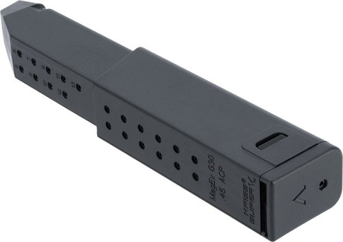 Evike Airsoft - KRYTAC G30 95rd Mag for Kriss Vector AEG Airsoft (Color: Black/Single Mag)