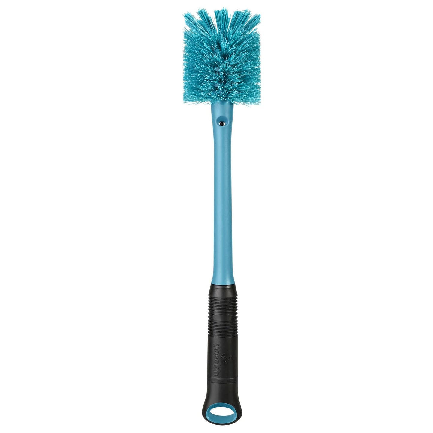MOSOLAN 2-in-1 Bottle Brush Refills, 3 Pack Replacement Brush Heads, Smokey Blue