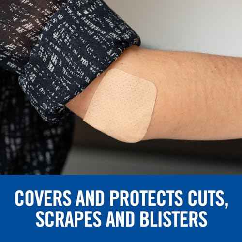 Nexcare Soft 'n Flex Knee & Elbow Bandages, Flexible Fabric, 2 in x 4 in, 8 Count (Pack of 24, 192 Total)
