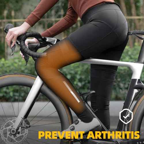 ROCKBROS Cycling Leg Warmers Winter Thermal Full Compression Leg sleeves for Men Women Running Basketball Football