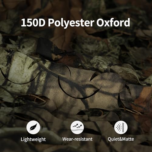 LOOGU Super Tree 2.0 10x13ft Camouflage Netting for Hunting Camping & Decoration