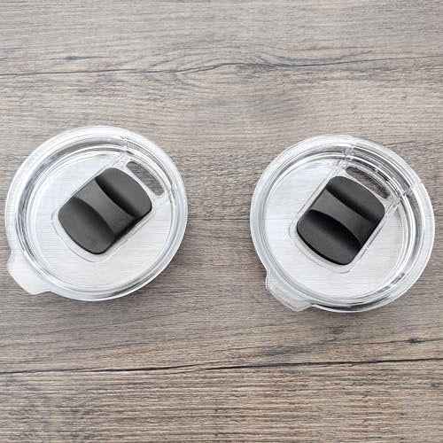 32 oz Tumbler Lid Replacement for Yeti Rambler, 32 oz Mug, BPA Free with 4 Magnetic Slider (2 Pack)