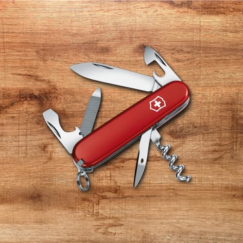 Swiss Army Knife 13-Function Multi Tool Pocket Knife Red
