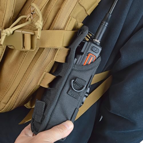 MOLLE Radio Pouch for Walkie Talkie - Heavy Duty Nylon Military Belt Pack - Variation of THIS listing