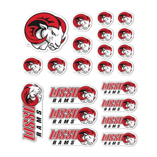 Desert Cactus Winston Salem Rams Sticker Decal - 8.5 x 11 Inches, Vinyl Sports Fan Decal