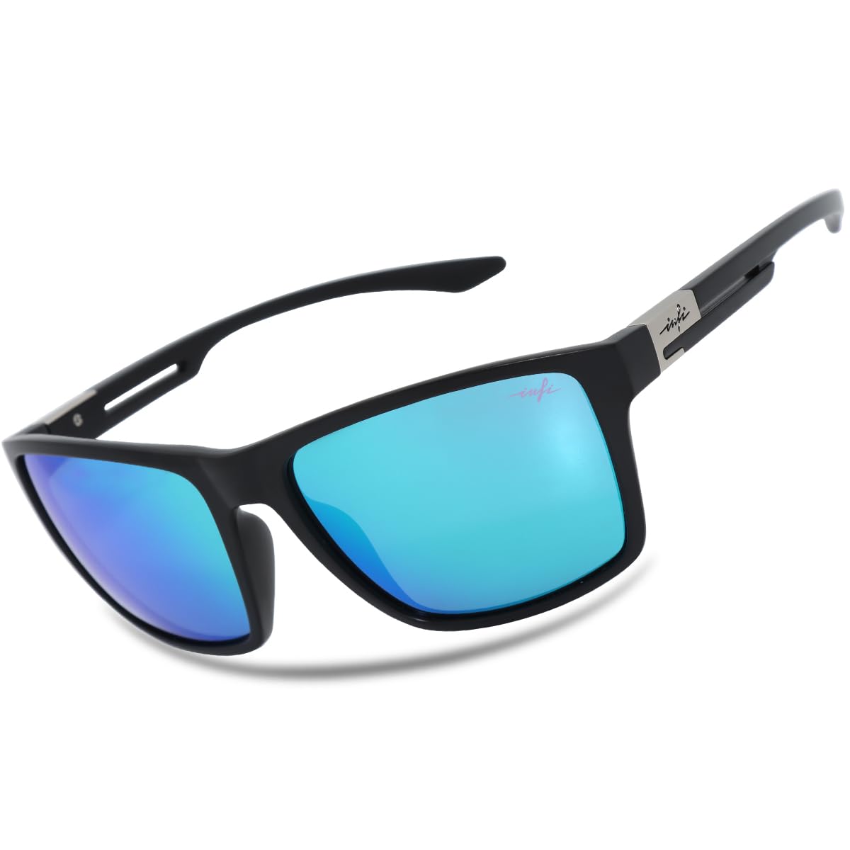 INFI Fishing Polarized Sunglasses for Men Driving Running Golf Sports Glasses Scratch Resistant Ice Blue Mirrored UV Protection