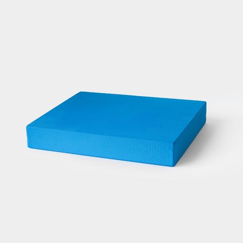 Foam Balance Pad | Exercise Pad for Physical Therapy, Yoga, Dancing, Balance Training, Pilates, and Fitness (Blue) | 15.75" x 13" x 2.375" thick
