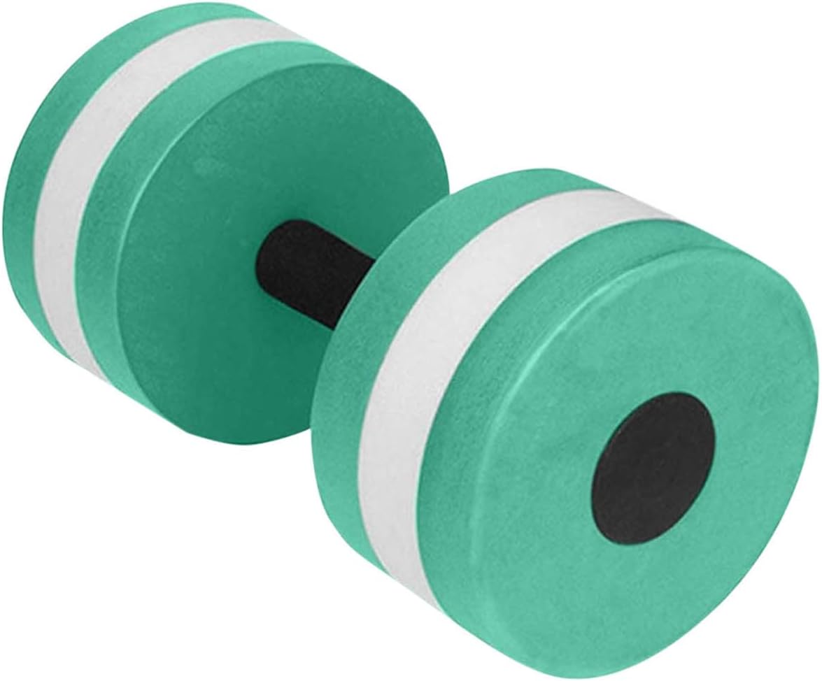 2-Pack Aquatic Foam Dumbbells - Lightweight EVA Pool Exercise Equipment for Water Aerobics & Resistance Training - Perfect for Swimming Pool Workouts
