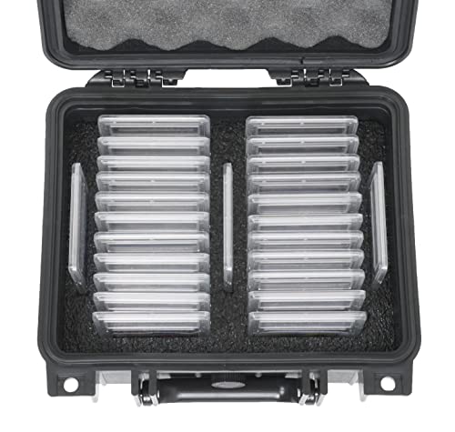 Carry Case for 25-41 Graded Card Slabs with Simple and Functional Style