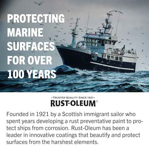 Rust-Oleum 207006-4PK Marine Topside Paint, Black, 32 Fl Oz (Pack of 4)