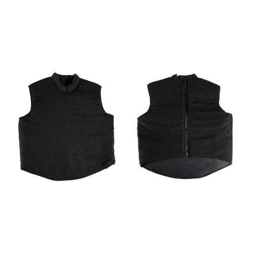 Aosekaa Fencing Tutor Vest,Protective Suit Athletic Top Guards Black Fencing Uniform Sleeveless Jacket for Training,Foil Epee Sabre, M