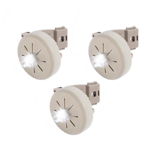 Tethrd WND Milkweed Dispenser for Hunters - Eight Built in Perforations - Attach to Wrist, Bow, Bino Harness, Saddle, Shoulder Straps, or HYS Strap - 3 Pack