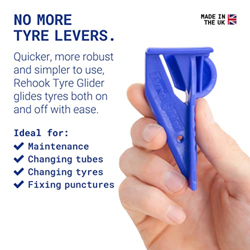 Bicycle Tire Glider Tool for All Bike Tyres - Portable & Durable Puncture Repair