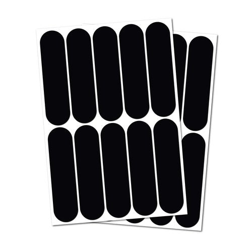 B REFLECTIVE - 2 x Kit of 10 Retro Reflective Stickers for Motorcycle, Helmets, Bike, Scooters, Stroller, Buggy, ... - Universal Adhesive - 3M™ Technology - High Visibility - Discreet - Design - Grip