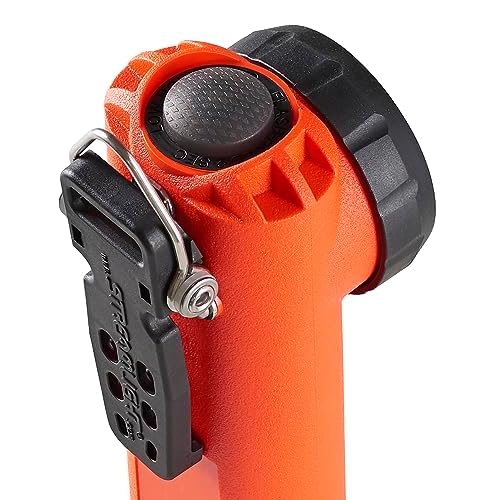 Streamlight 90044 Survivor X USB 250-Lumen USB Rechargeable Right-Angle Firefighter's Flashlight with Rechargeable Battery Pack, Orange