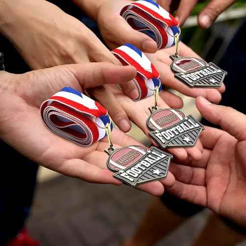 Tondiamo 24/48 Pcs Award Medals Bulk Sports Medals with Neck Ribbons 2 Inches Winner Award Prize Gift for Sports Themed Party Favors Team Tournaments School Match
