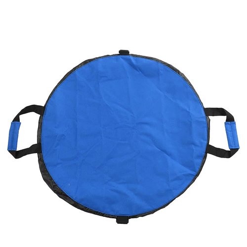 Oxford Cloth Wetsuit Changing Mat | Water - Blocking Beach Pad & Dry Bag with Shoulder Strap | Surfing/Swimming/Triathlon Gear | Sturdy & Portable for Adults & Youth (Blue)