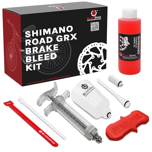 Shimano Brake Bleed Kit with 120ml Mineral Oil for Hydraulic Road Bikes