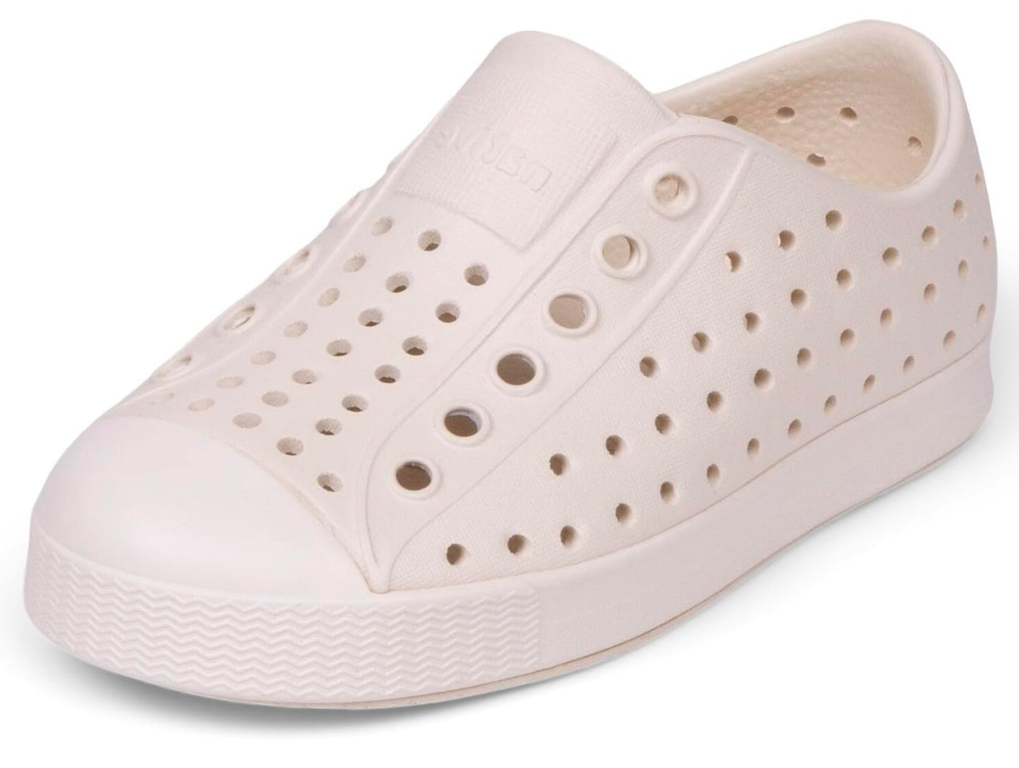 Native Shoes Unisex-Kids Jefferson Sneakers, Bone White/Bone White, 1 Little Kid