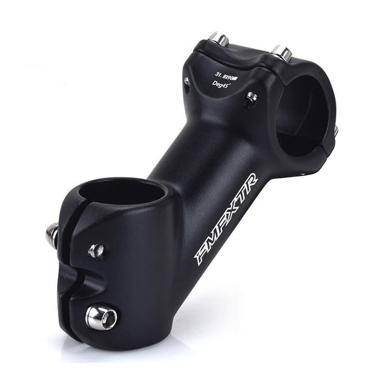 45 Degree 31.8mm Handlebar Stem 90mm Aluminum MTB Stem for 28.6mm Front Fork