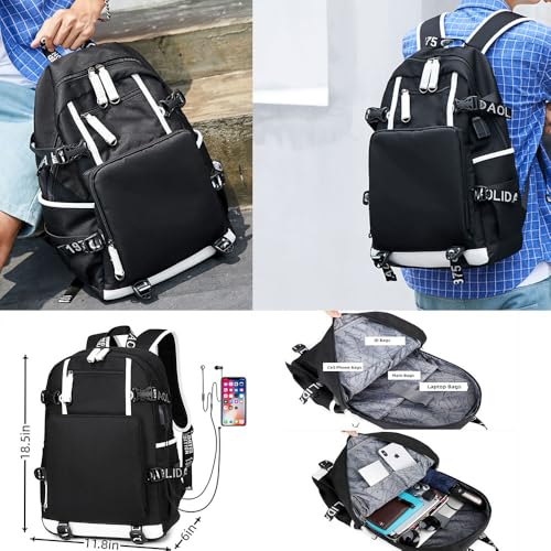 Basketball Player 23 Multifunction Backpack Travel School Bookbag - Variation A