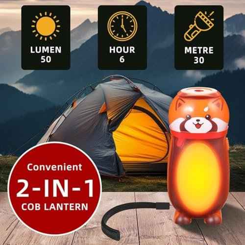 2 Pack Small Mini LED Flashlights for Kids Girls Boys Toddlers Cute Small Animal Flashlight - 2 in 1 Camping Lantern Flashlight - Christmas Gifts Stocking Stuffers Party Favors Halloween