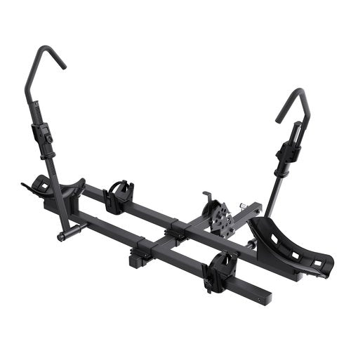 TANX Bike Racks for Ebikes,Fat Tire Bike Rack for Tow Hitch 2-Bike 200 lbs Capacity, Smart Tilting Platform for Standard E-Bikes, Fits 2-Inch Receiver