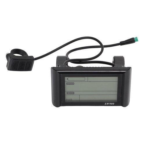 Alomejor Electric SW900 Panel LCD Meter Waterproof 5 Pin for Electric Scooter Replacement Accessories